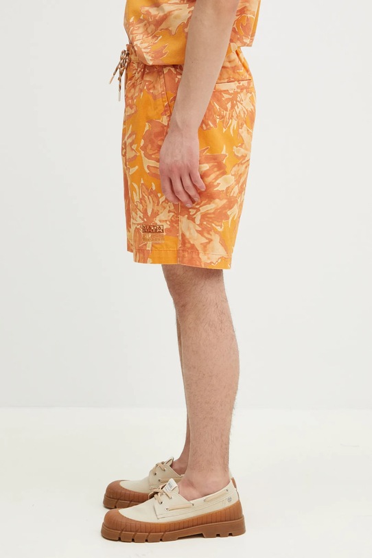 Jeans kratke hlače Napapijri N-Talla Aop NP0A4IBRFED1 oranžna SS25