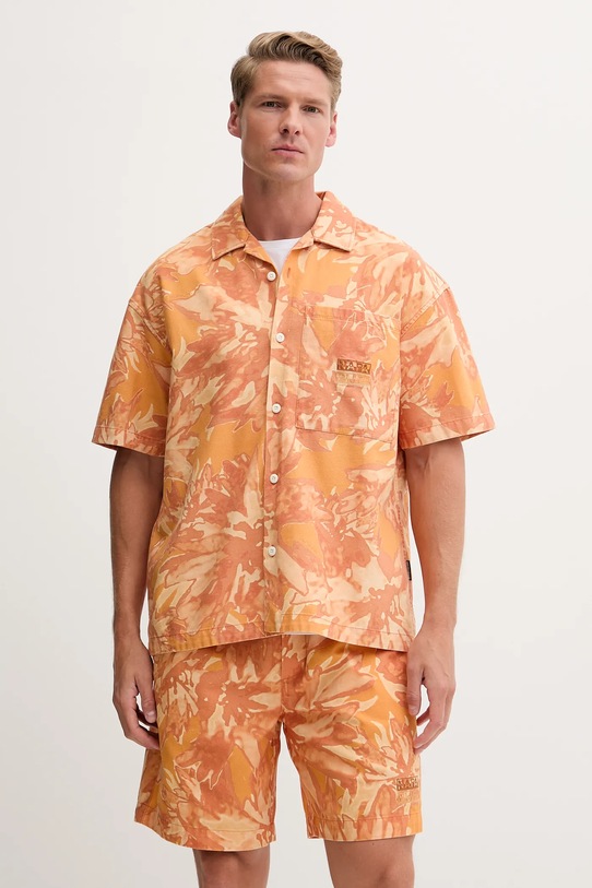 Джинсовые шорты Napapijri N-Talla Aop оранжевый NP0A4IBRFED1