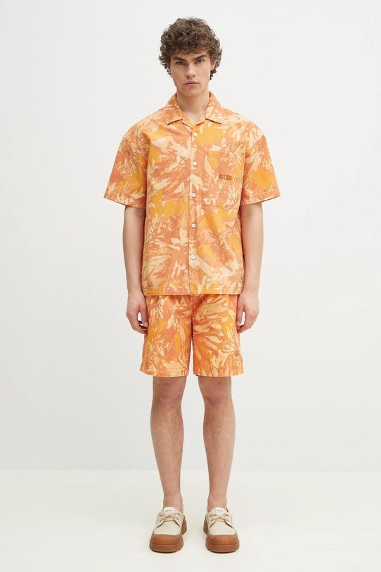 Jeans kratke hlače Napapijri N-Talla Aop NP0A4IBRFED1 oranžna