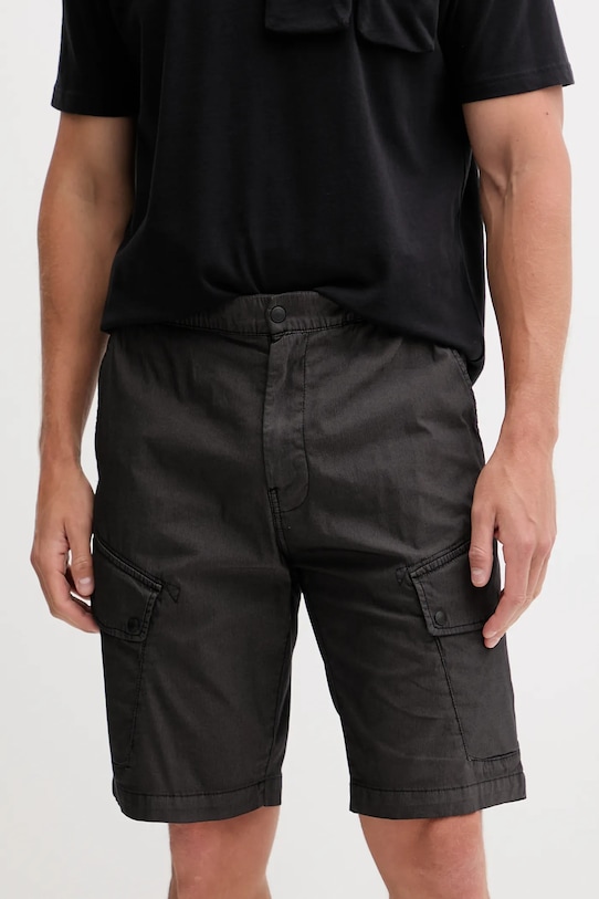 Napapijri szorty N-Senio tkanina szary NP0A4IME9411