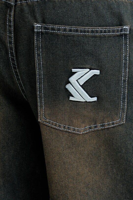 Karl Kani pantaloni scurți jeans albastru 60100040
