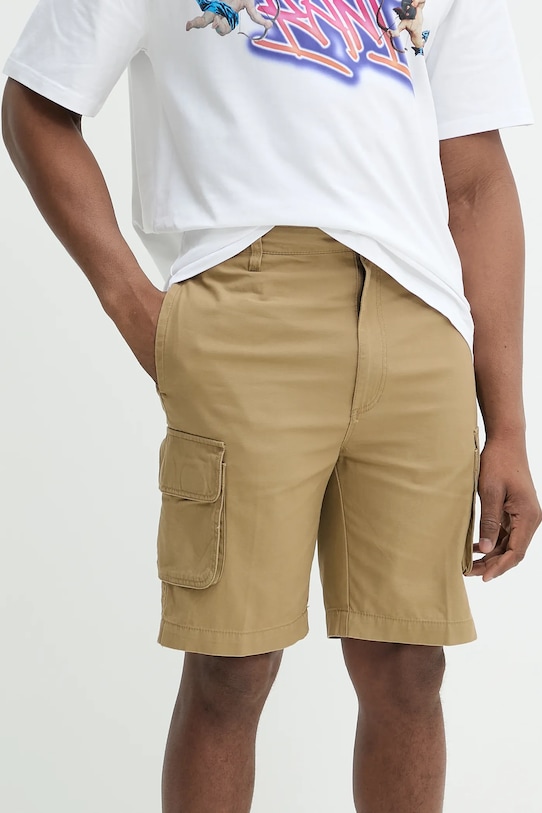 Karl Kani pantaloni scurți din bumbac bumbac verde 6012260