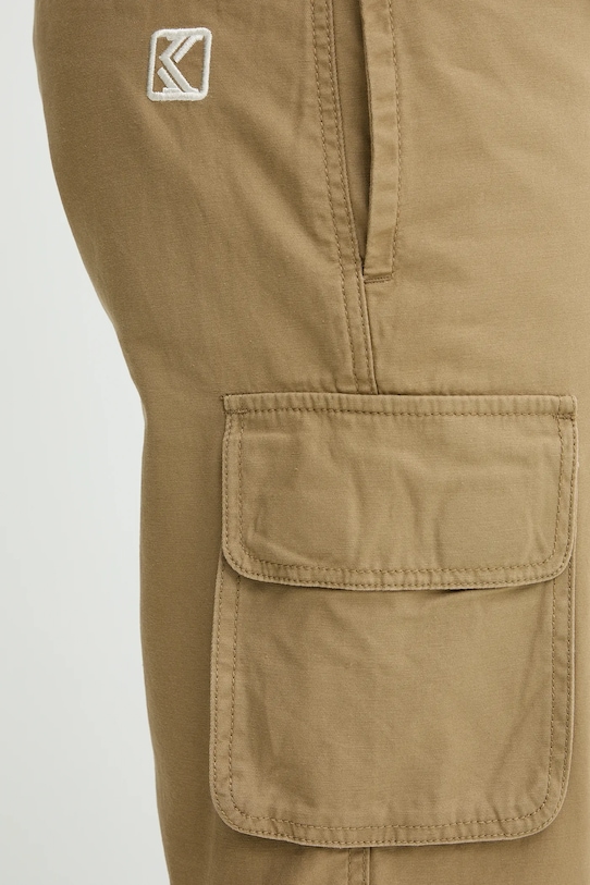 Karl Kani pantaloni scurți din bumbac verde 6012260