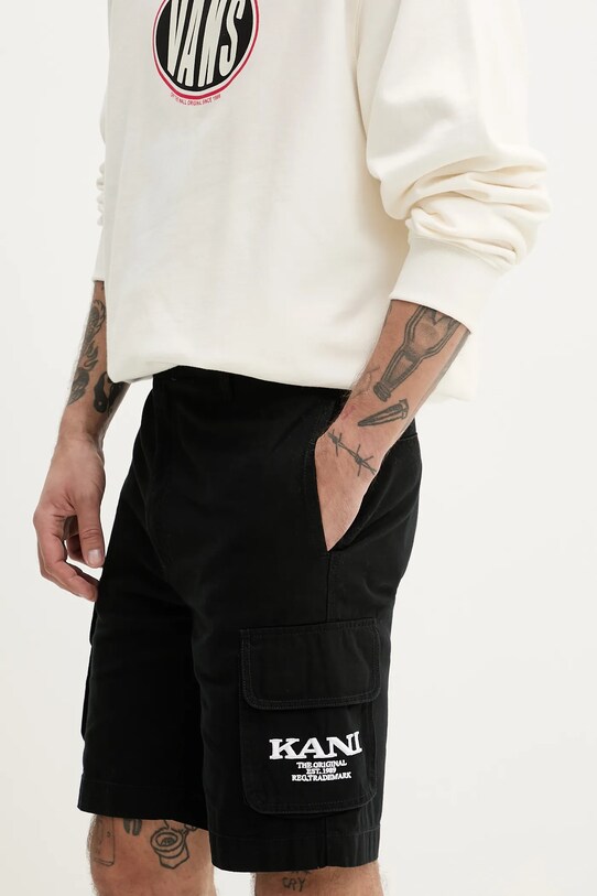 Karl Kani szorty bawełniane czarny 6012261
