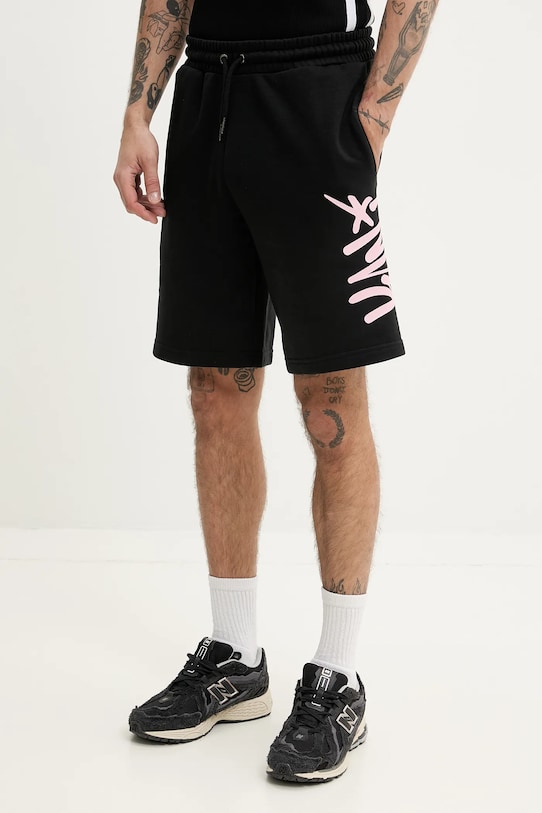 Karl Kani pantaloni scurți tricotaj negru 60130134