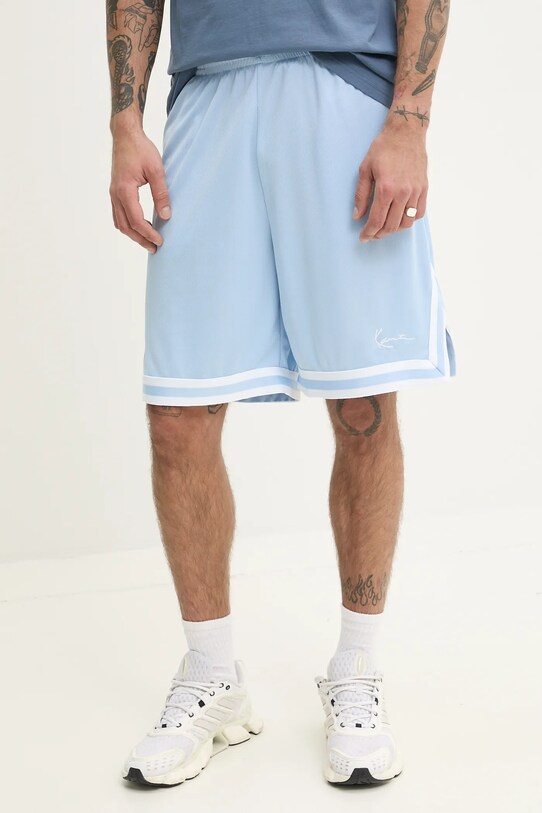 Karl Kani pantaloni scurti tricotaj albastru 60130131