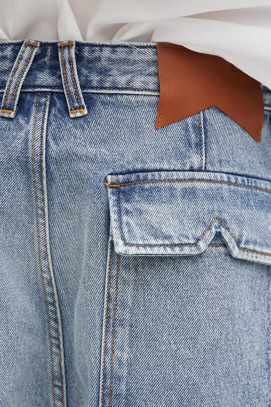 RHUDE szorty jeansowe Cargo Denim Baggy RHPS25SH05012 niebieski