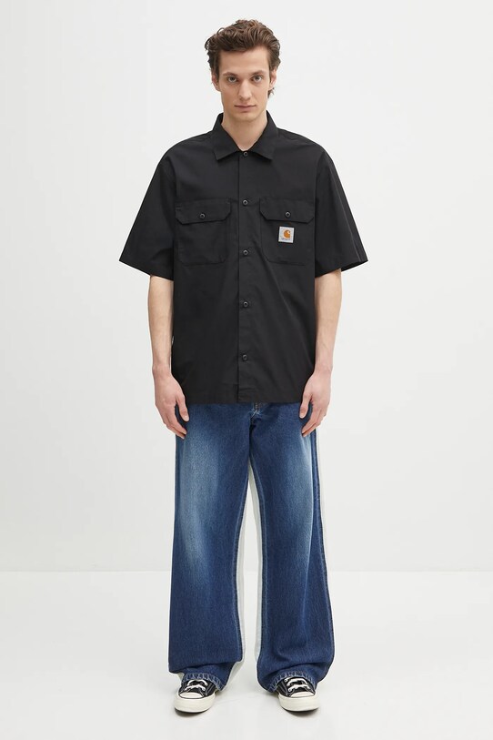 Сорочка Carhartt WIP S/S Craft Shirt I035232.89XX чорний