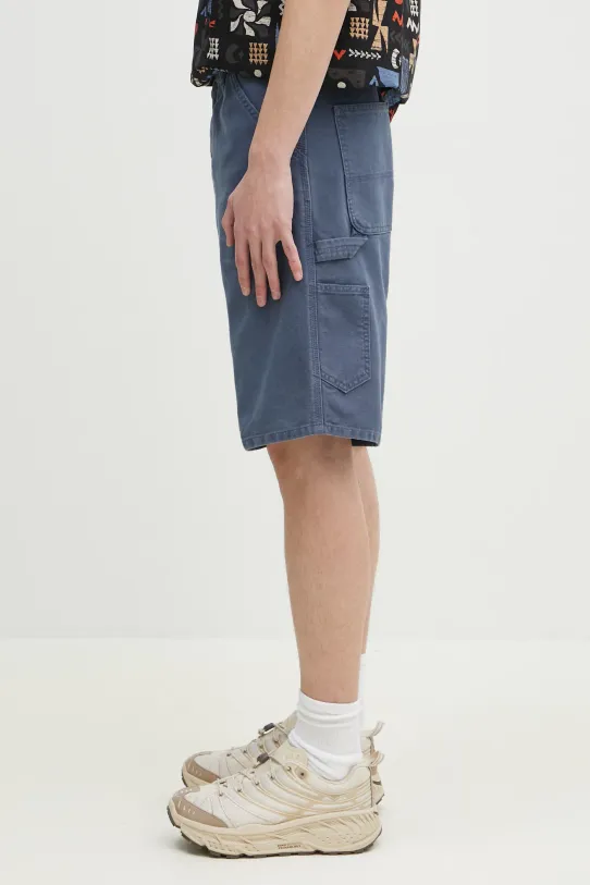 Βαμβακερό σορτσάκι Carhartt WIP Single Knee Short I034797.2OT4O μπλε SS25