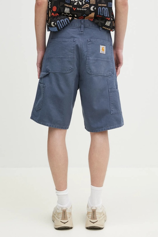 Clothing Carhartt WIP cotton shorts Single Knee Short I034797.2OT4O blue