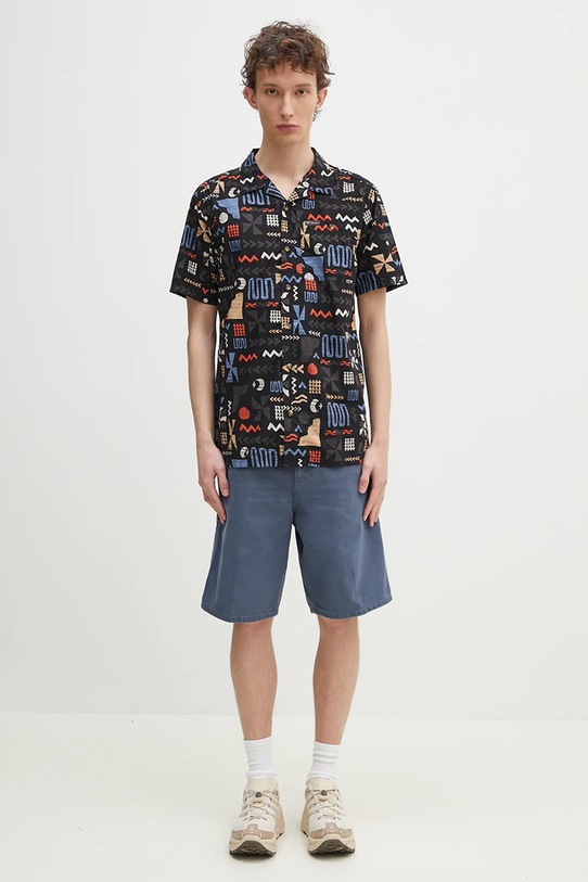 Bavlněné šortky Carhartt WIP Single Knee Short I034797.2OT4O modrá