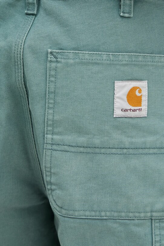 Carhartt WIP cotton shorts Single Knee Short green I034797.2M24O