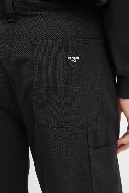 Carhartt WIP pantaloni scurți jeans Drewe Short negru I034802.8902