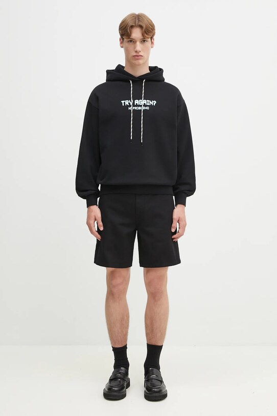 Carhartt WIP pantaloni scurți jeans Drewe Short I034802.8902 negru