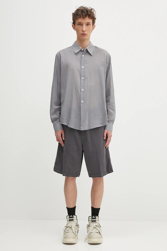 Carhartt WIP szorty z domieszką lnu Cooper Short I034805.87GD szary