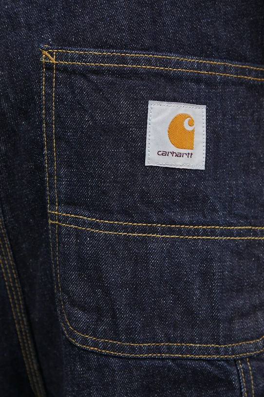 Βαμβακερό τζιν σορτς Carhartt WIP OG Single Knee Short σκούρο μπλε I034872.102