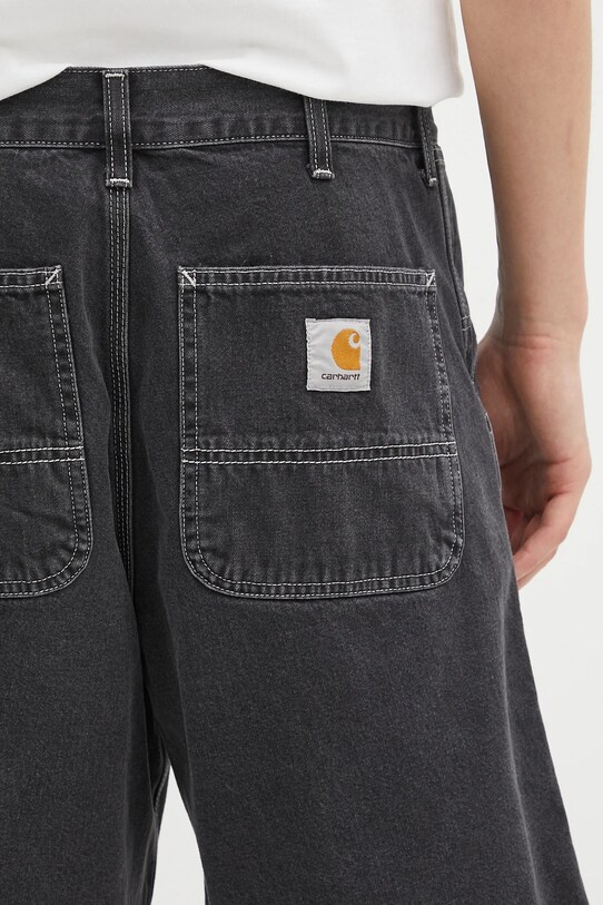 Carhartt WIP cotton denim shorts Simple Short black I033333.8960