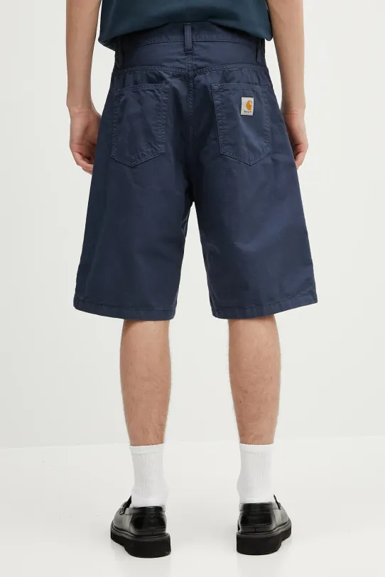 Odzież Carhartt WIP szorty bawełniane Landon Short I034808.2OTGD niebieski