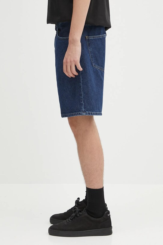 Carhartt WIP cotton denim shorts Nolan Short I034869.106 navy SS25