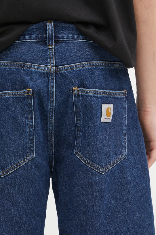 Pamučne traper kratke hlače Carhartt WIP Nolan Short mornarsko plava I034869.106