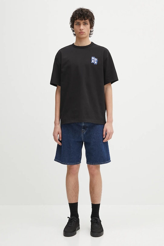 Pamučne traper kratke hlače Carhartt WIP Nolan Short I034869.106 mornarsko plava