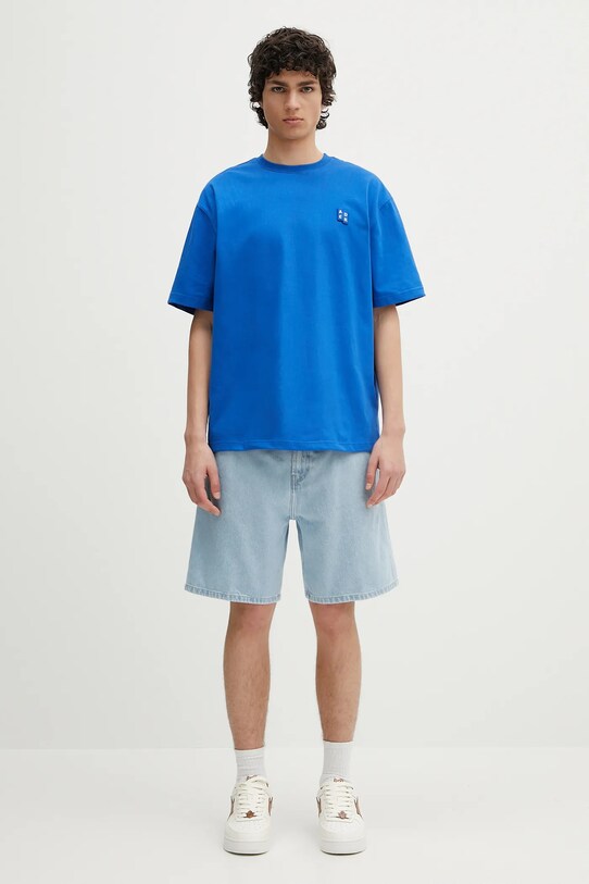 Τζιν σορτς Carhartt WIP Nolan Short I034869.135 μπλε