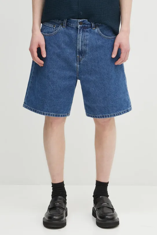 Carhartt WIP denim shorts Nolan Short cotton blue I034869.160