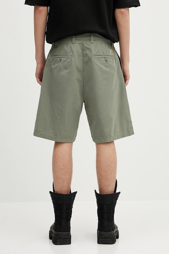 Oblečenie Bavlnené šortky Carhartt WIP Calder Short I034812.1YFGD zelená