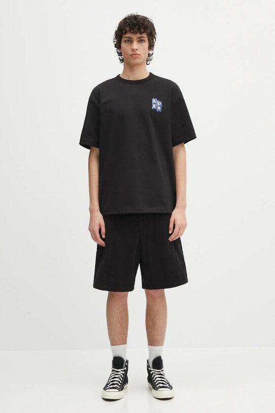 Βαμβακερό σορτσάκι Carhartt WIP Calder Short I034812.89GD μαύρο