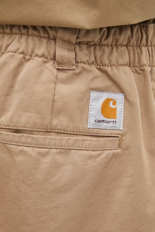 Хлопковые шорты Carhartt WIP Marv Short коричневый I034813.8Y06