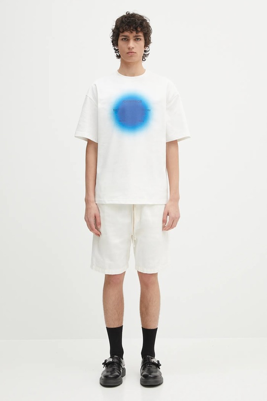 Carhartt WIP szorty z domieszką lnu Rainer Short I034818.35002 beżowy