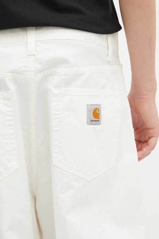 Bavlněné kalhoty Carhartt WIP Landon Pant bílá I034806.35002