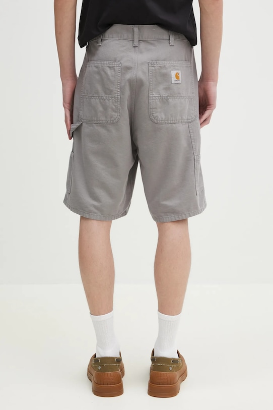 Clothing Carhartt WIP cotton shorts Double Knee Short I034793.2LR06 gray