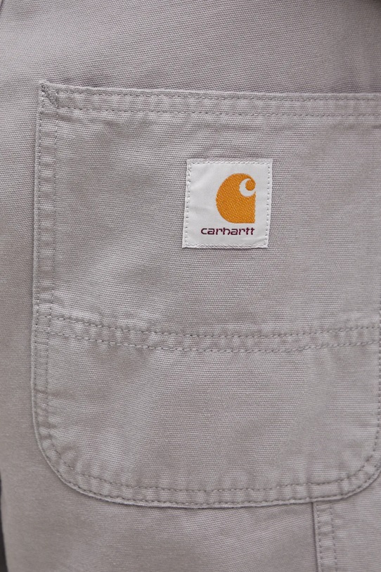 Carhartt WIP cotton shorts Double Knee Short gray I034793.2LR06