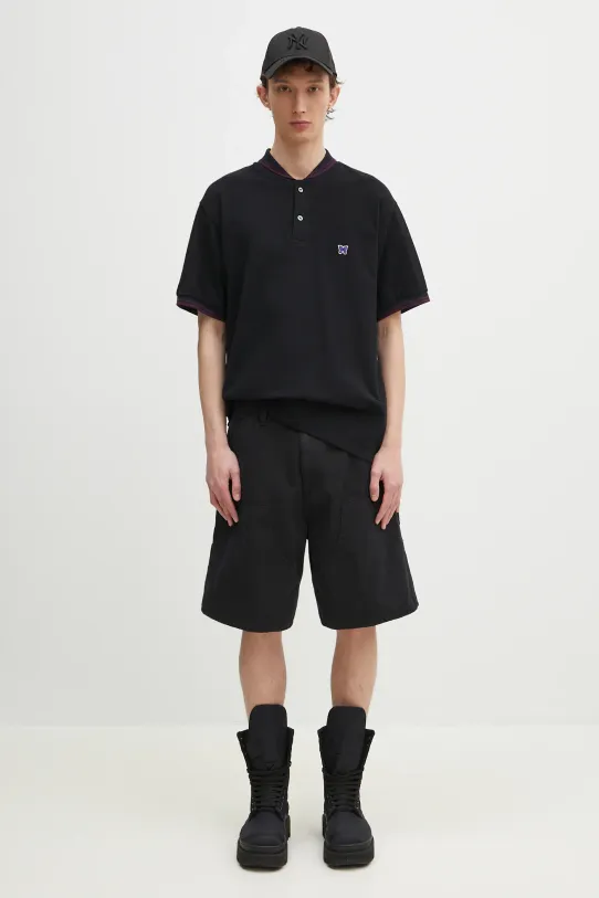 Carhartt WIP pantaloncini in cotone Double Knee Short I034793.8906 nero