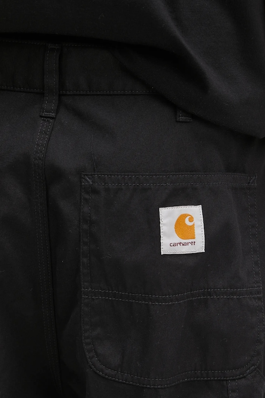 Carhartt WIP cotton shorts Double Knee Short black I034794.8902