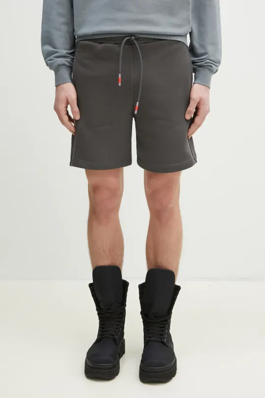 Kraťasy Alpha Industries Studio Edition Shorts hladký šedá 156369.684