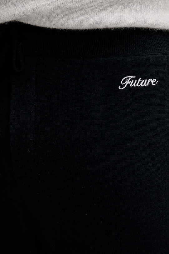 FROM FUTURE szorty wełniane granatowy MSH02672