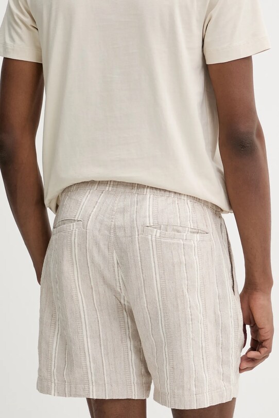 Abbigliamento Abercrombie & Fitch pantaloncini in lino misto KI128.5063.418 beige