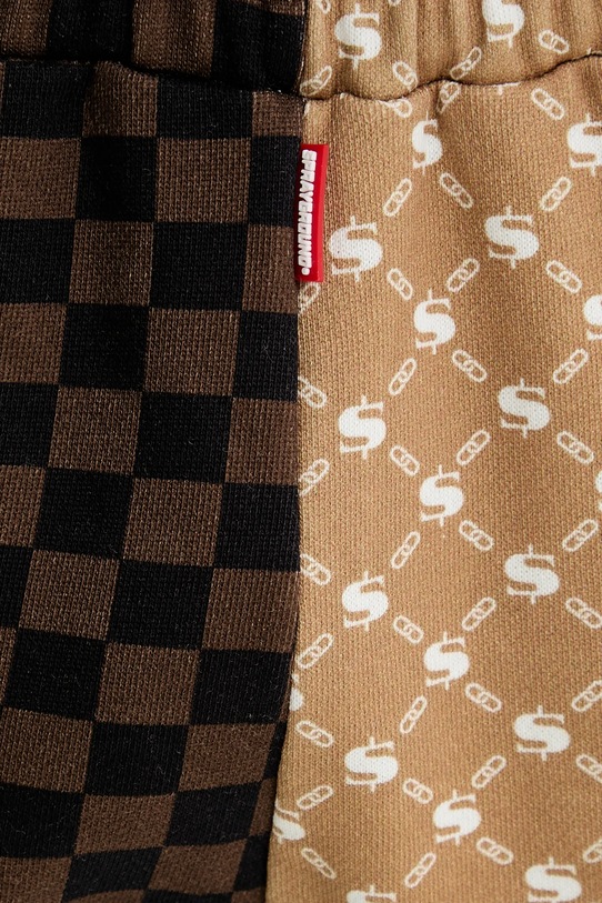 Sprayground szorty bawełniane brązowy 20SP029D