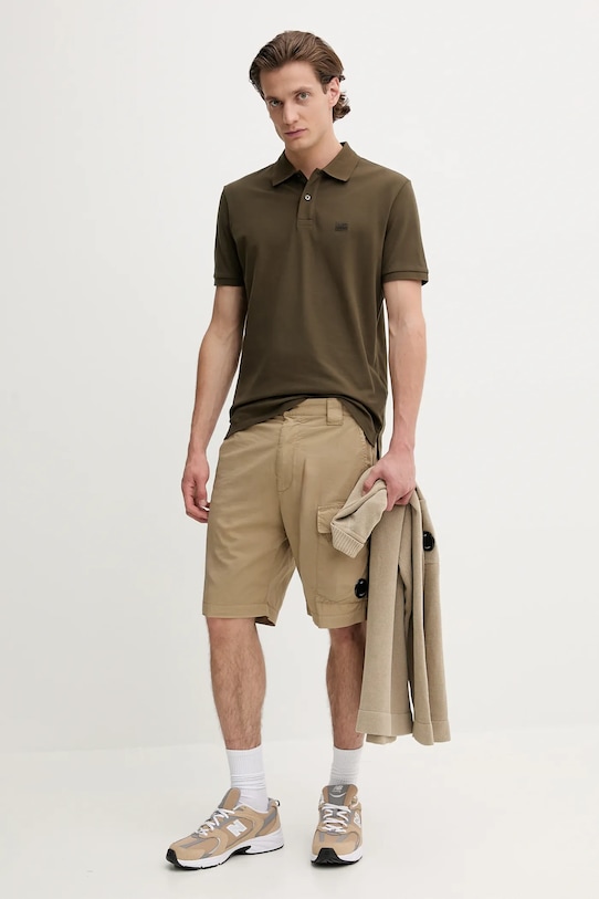 C.P. Company pantaloni scurți 18CMBE111A006439G verde SS25