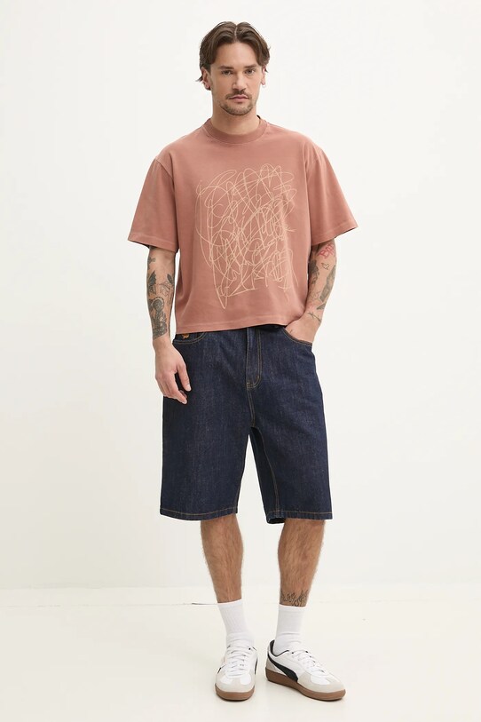 Billionaire Boys Club pantaloncini di jeans Astro Denim Short B25125 blu SS25