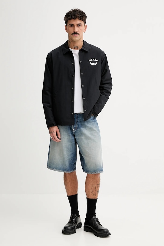 Kenzo szorty jeansowe FF55DS3396I7.DS niebieski SS25