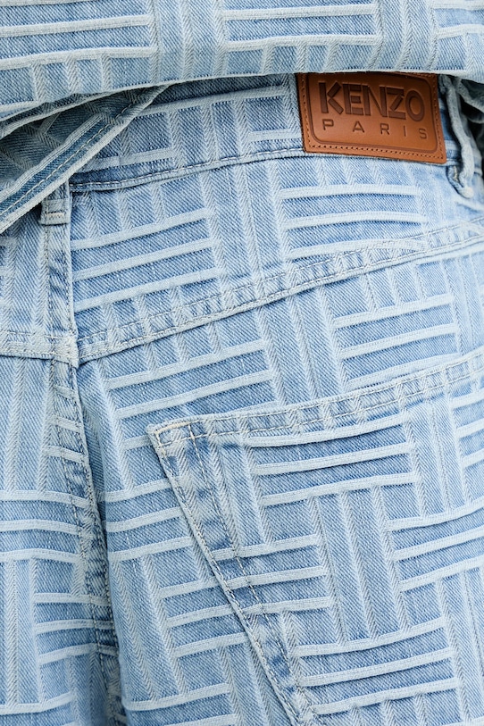 Kenzo szorty jeansowe niebieski FF55DS3396J4.DB