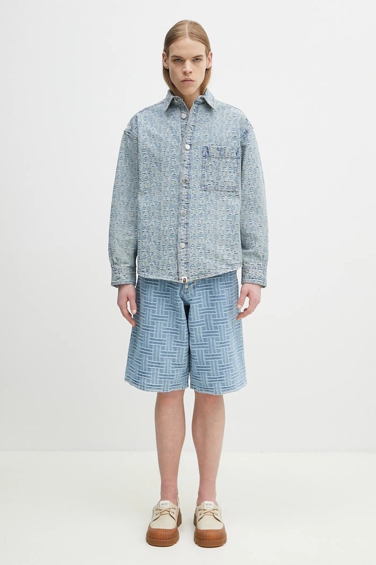 Kenzo szorty jeansowe FF55DS3396J4.DB niebieski