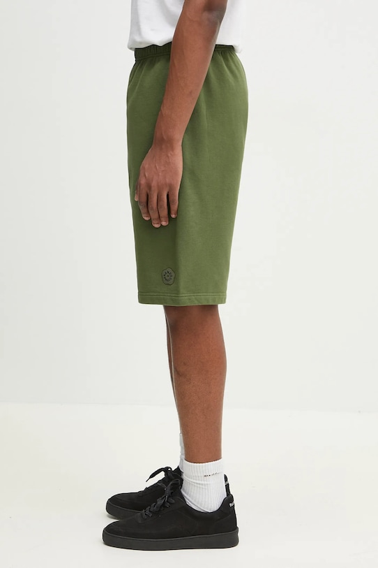 Kenzo pantaloni scurți din bumbac Boke Flower 2.0 FF55PA8334MC.50 verde SS25