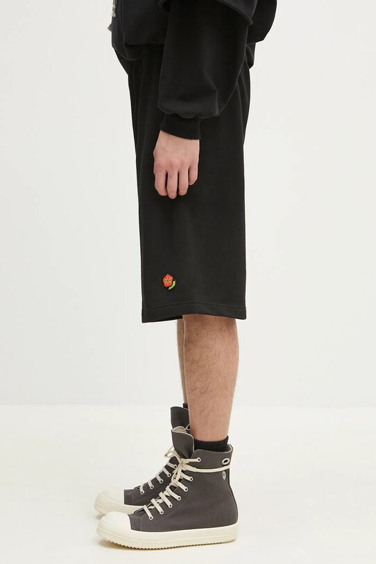 Kenzo szorty bawełniane FF55PA8374MF.99J czarny SS25