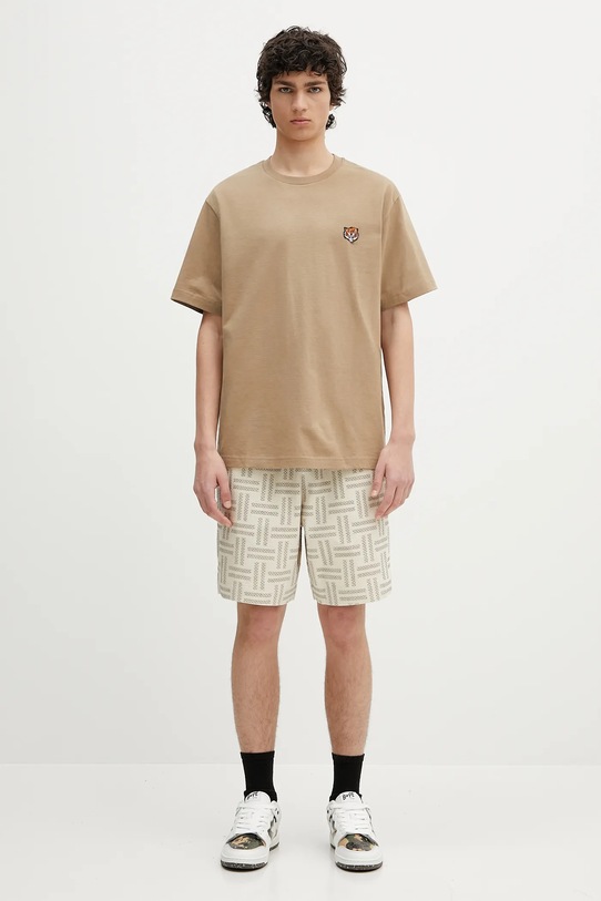 Kenzo pantaloncini FF55SH5029JF.10 beige