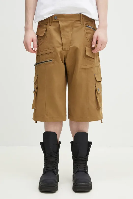 Martine Rose szorty Utility gładkie zielony 540WP02411