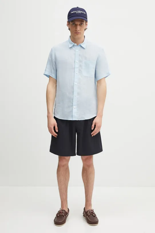 Norse Projects pantaloni scurți Benn Travel Light Shorts bleumarin N35.0622.7004